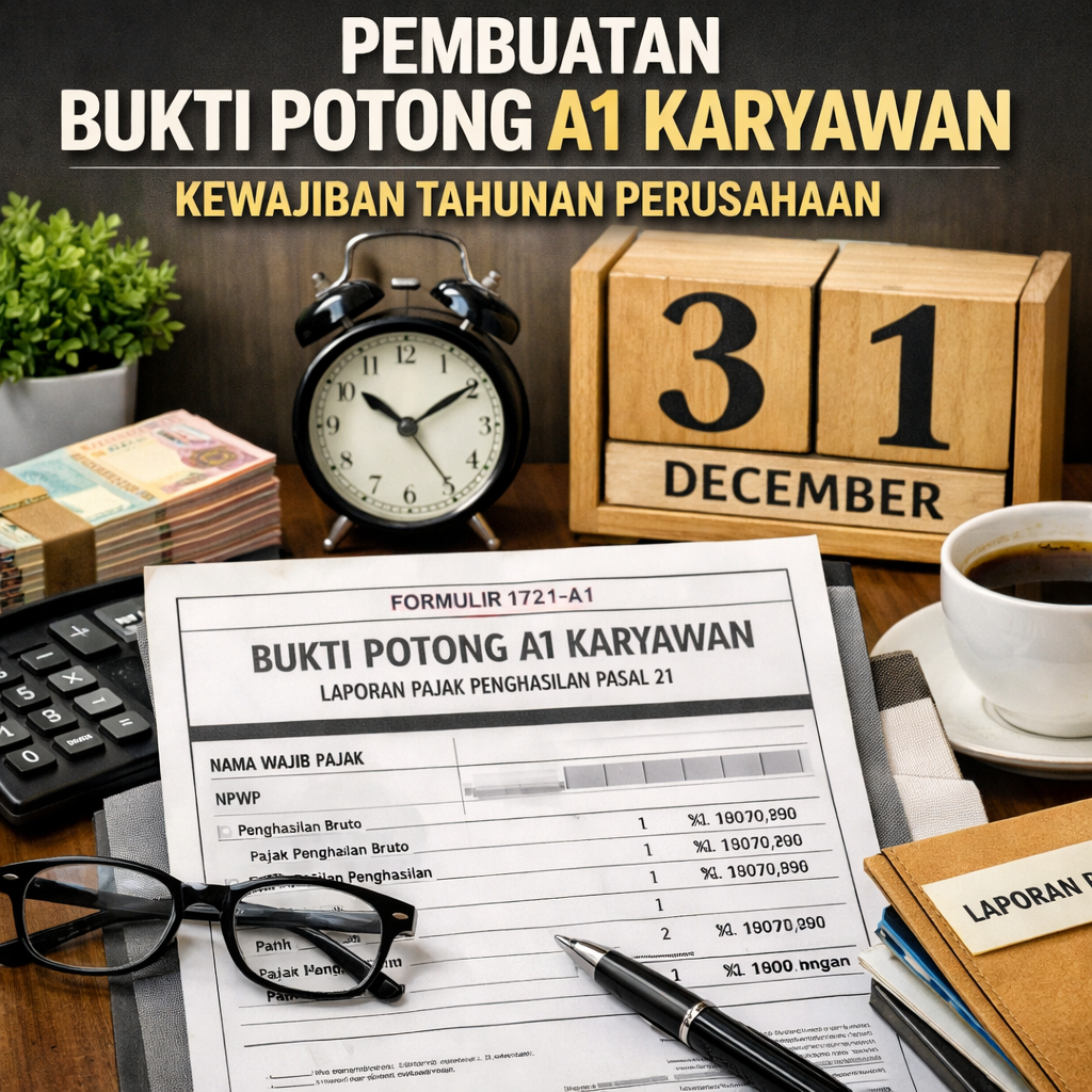 Pembuatan Bukti Potong A1 Karyawan: Kewajiban Tahunan Perusahaan